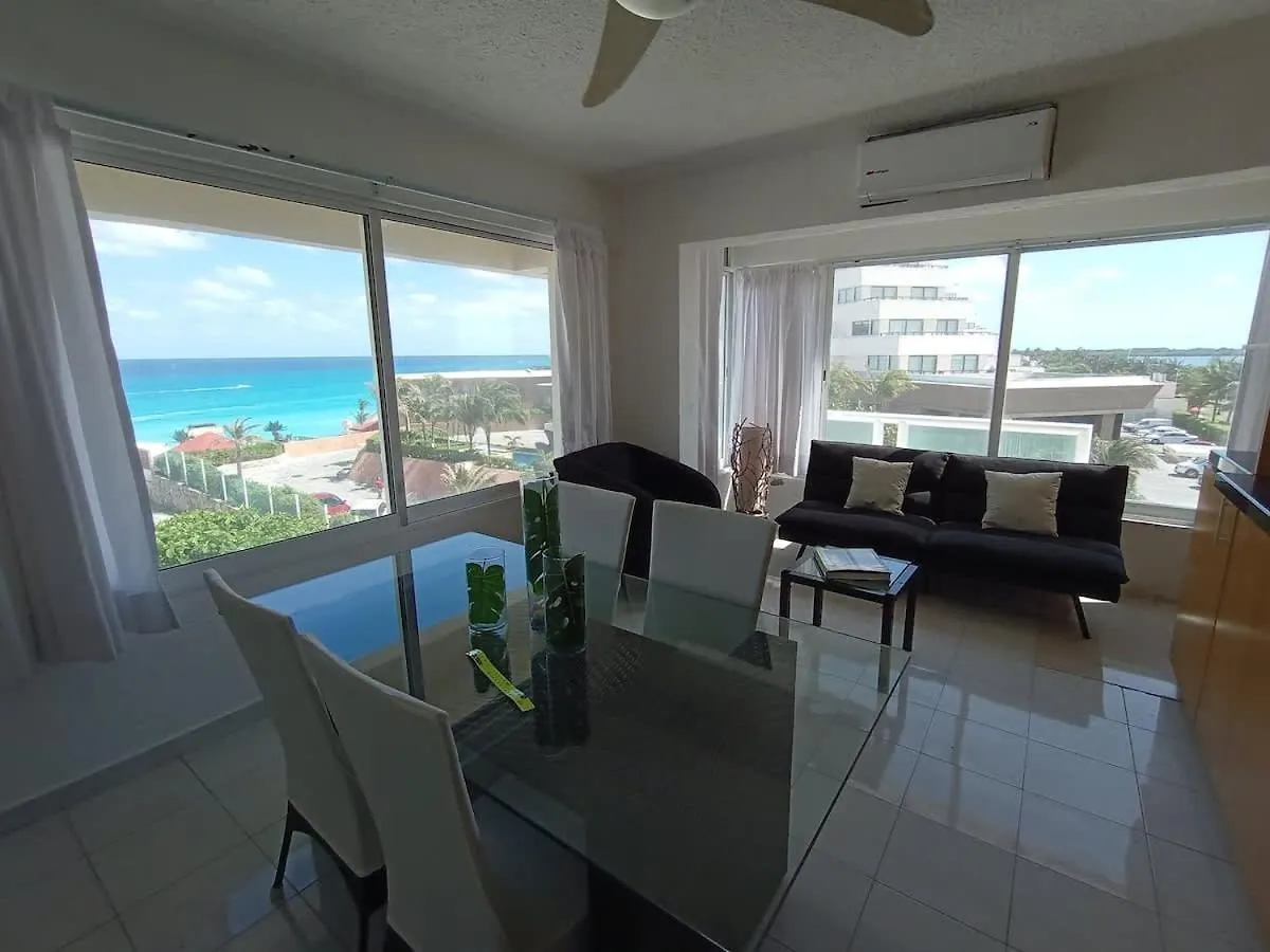 Apartment Comodo Condo Con Vista Al Mar Cancun Mexico