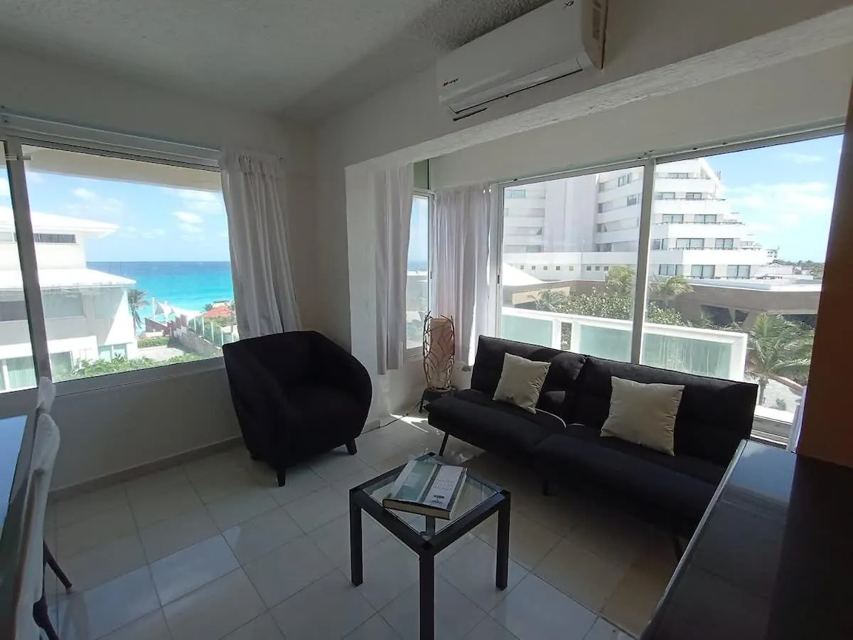 Comodo Condo Con Vista Al Mar Cancun Apartment